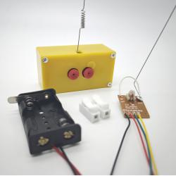 小方盒遥控器(黄色27MHz两通)含接收板