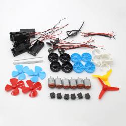 130电机电池盒车轮混装材料包(50个配件)