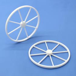 细圈车轮(2*100mm白色)1个