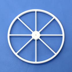 细圈车轮(2*100mm白色)1个
